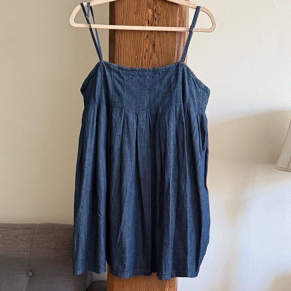 NWT Zara Short Denim TRF Dress